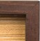 Brown Wooden Picture Frame 11x14 - Natural Rustic Solid Wood Thick Borders, Wall Mount and Table Top Display